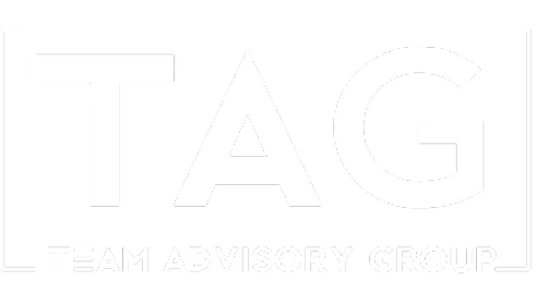 TAG logo with "Team Advisory Group" text.